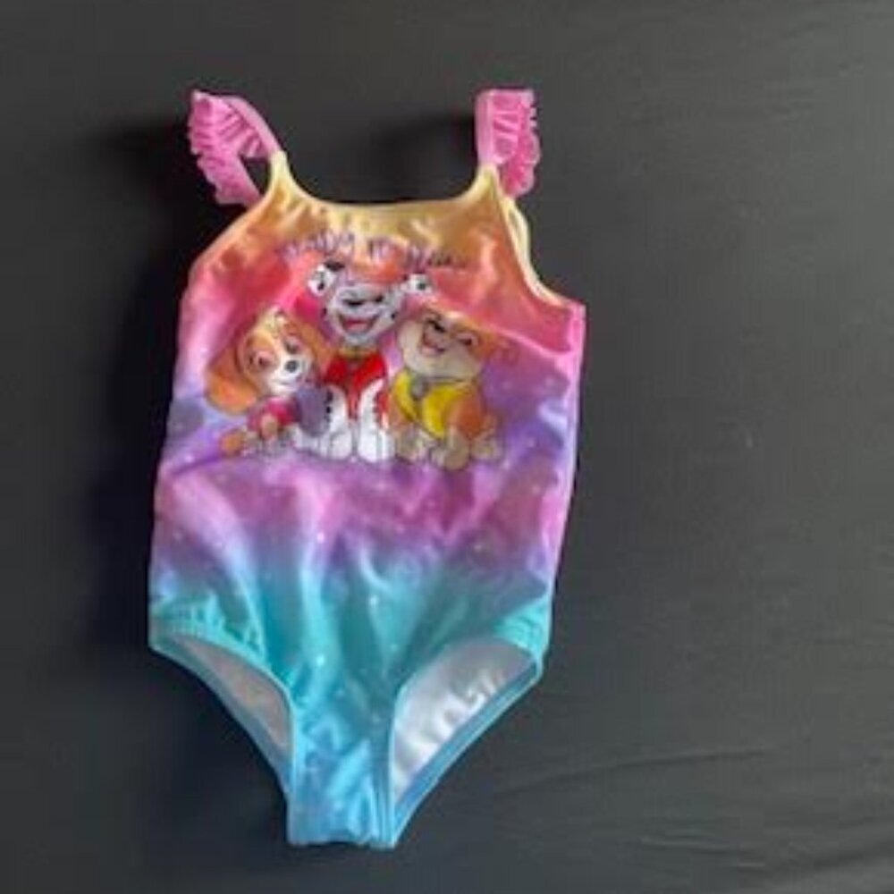 Paw Patrol UPF 50+ One-Piece Swimsuit – Size 3T